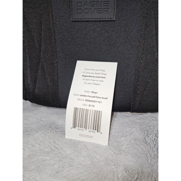 Dagne Dover Neoprene XS Landon Carryall Black Onyx New - Picture 6 of 6